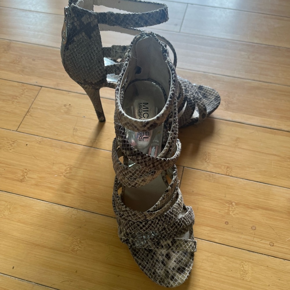 Michael Kors Python Jenna Sandal 7.5 - image 1